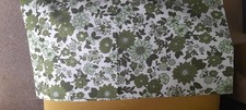 Green floral vintage for sale  HATFIELD