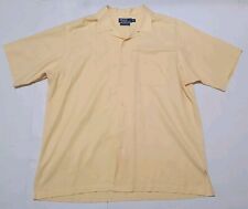 Camisa polo masculina Ralph Lauren Caldwell XL mistura de seda colarinho amarelo acampamento comprar usado  Enviando para Brazil