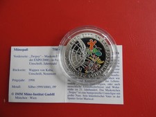 * Twipsy * EXPO 2000 * Farbmünze *  10. Pes. 1998 Silber PP * (Schub157) comprar usado  Enviando para Brazil
