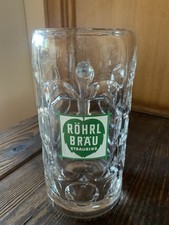 Maßkrug bierkrug glas gebraucht kaufen  Ascha