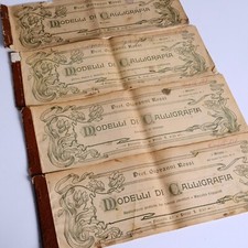 Modelli calligrafia 1898 usato  Vilminore di Scalve