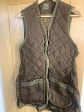 Jack Pike Pro Sport Shooting Vest Skeet Vest - Brown Green S for sale  SETTLE