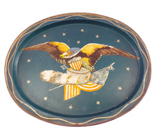Eagle metal tray for sale  Valley Center