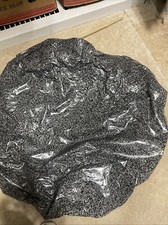 Toalha de mesa redonda elástica marmorizada cinza ajustada vinil 31" a 36" comprar usado  Enviando para Brazil