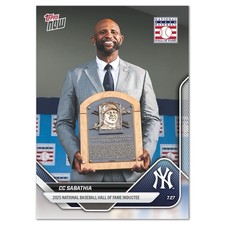 CC Sabathia 2025 MLB Topps AHORA 473 Salón de la Fama New York Yankees PREVENTA segunda mano  Embacar hacia Mexico