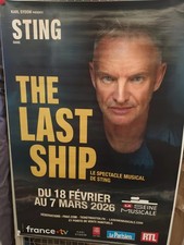 Affiche sting concert d'occasion  Courtenay