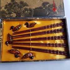 Chopsticks wooden carved for sale  OXFORD