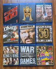 Huge WWE Bluray Lot of 9 Sets. Raw 100, Triple H, Stone Cold. All Tested & Work comprar usado  Enviando para Brazil