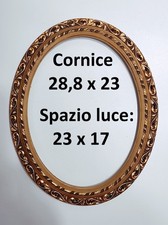Cornice ovale antica usato  Catania