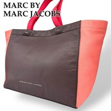 Bolsa tote MARC BY MARC JACOBS couro bicolor A4 autêntica, usado comprar usado  Enviando para Brazil
