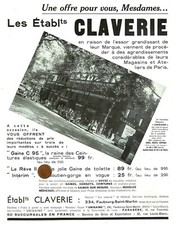 Paris magasin claverie d'occasion  Ouzouer-sur-Loire