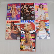 7pc LOT 00s Playboy Magazines - 2002 - with All Centerfolds #3579 comprar usado 7pc LOT 00s Playboy Magazines - 2002 - with All Centerfolds #3579 comprar usado  Enviando para Brazil