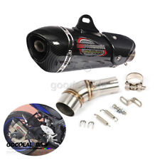 Silenciador de cauda 51 mm tubo de escape médio para Yamaha YZF R3 R25 MT03 MT25 comprar usado  Enviando para Brazil