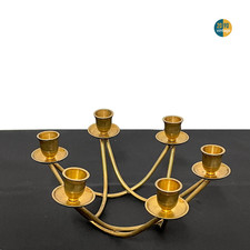 Portacandele vintage ottone usato  Milano