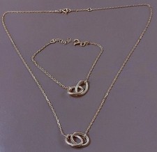 Parure chaine collier d'occasion  France