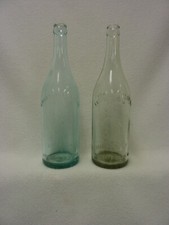 ANTIGO 2 GARRAFAS DE BEBIDAS LIBERTY BOTTLING CO BLUE ROCK ESTÁTUA DA LIBERDADE DE CHICAGO comprar usado  Enviando para Brazil