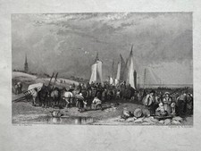Scheveling 1833 engraving for sale  CHELMSFORD