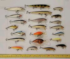 LOTE DE 22 ISCAS DE PESCA RAPALA FLOATING WOBBLER COUNTDOWN FAT RAP E MAIS (USADAS) comprar usado  Enviando para Brazil