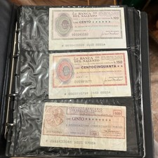 Lotto 118 miniassegni usato  Trieste