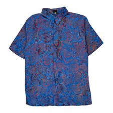 Batik floral hawaiian for sale  GRAYS