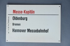 Zuglaufschild messe kapitän gebraucht kaufen  Berlin