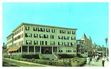1967 Hotel LaPierre Beach & Lake Avenue Ocean Grove NJ Wesley cartão postal publicado F9 comprar usado  Enviando para Brazil