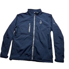 Usado, Jaqueta Pinehurst Golf 1895 Clique Staff azul com zíper completo azul marinho L forrada de lã comprar usado  Enviando para Brazil