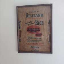 Vintage riceland framed for sale  KETTERING