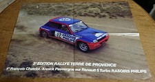 Poster renault turbo d'occasion  Châteauneuf-sur-Sarthe