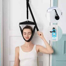 Maca de pescoço dispositivo de tração cervical para uso doméstico - tração portátil no pescoço... comprar usado  Enviando para Brazil
