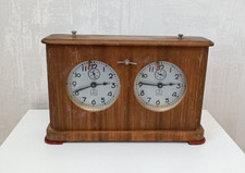 Chess Clock Jantar  Vintage USSR Soviet Wooden Tournament  3MChZ Antique 1960s comprar usado  Enviando para Brazil