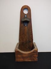 Rustic wood bottle for sale  SWANSEA