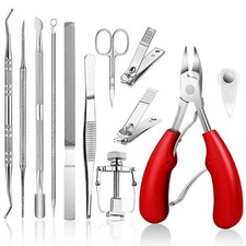 Alicate Para Cortar Uñas Gruesas Uñeros De Los Pies Grado Médico Pedicura 12en1  comprar usado  Enviando para Brazil