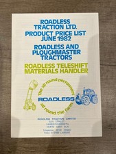 Roadless traction ltd for sale Roadless traction ltd for sale  DISS