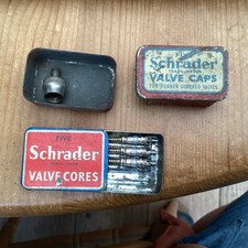 Tins containing schrader for sale  KING'S LYNN