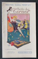 Programme 1928 theatre d'occasion  Nantes-
