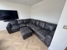 Sofa charcoal corner for sale  SOLIHULL