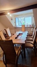 Esstisch glasplatte stühlen gebraucht kaufen  Hartenstein