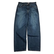 Calça jeans masculina Edwin Japão selvedge 32x32 larga azul arco-íris botão bigodes mosca comprar usado  Enviando para Brazil