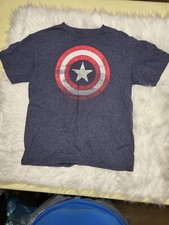 Usado, Camiseta Marvel, Capitão América, Infantil Grande  comprar usado  Enviando para Brazil