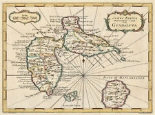 Antique map carta for sale  LONDON