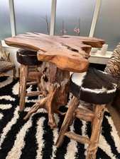 Solid tree table for sale  PEVENSEY