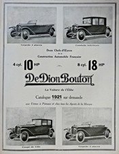Publicité presse 1921 d'occasion  Compiègne