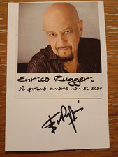 Enrico ruggeri autografo usato  Genova