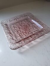 Pink glass square for sale  CARRICKFERGUS