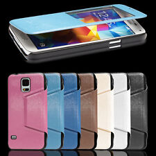 Handy Hülle für Samsung Galaxy S5 Hülle S-View Schutz Tasche Wallet Case Etui comprar usado  Enviando para Brazil