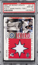 Usado, 2001 UPPER DECK RC UPDATE R.O.Y. CALÇA DE JOGO #J-I3 ICHIRO ROOKIE RC /100 PSA 10 comprar usado  Enviando para Brazil