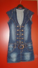 Robe bleue jean d'occasion  Brignais