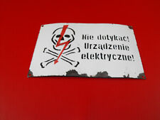 Altes emailliertes schild gebraucht kaufen  Coswig