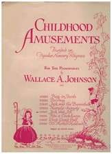 Usado, Partituras de música Childhood Amusements Jack & Jill Wallace A. Johnson Theodore comprar usado  Enviando para Brazil